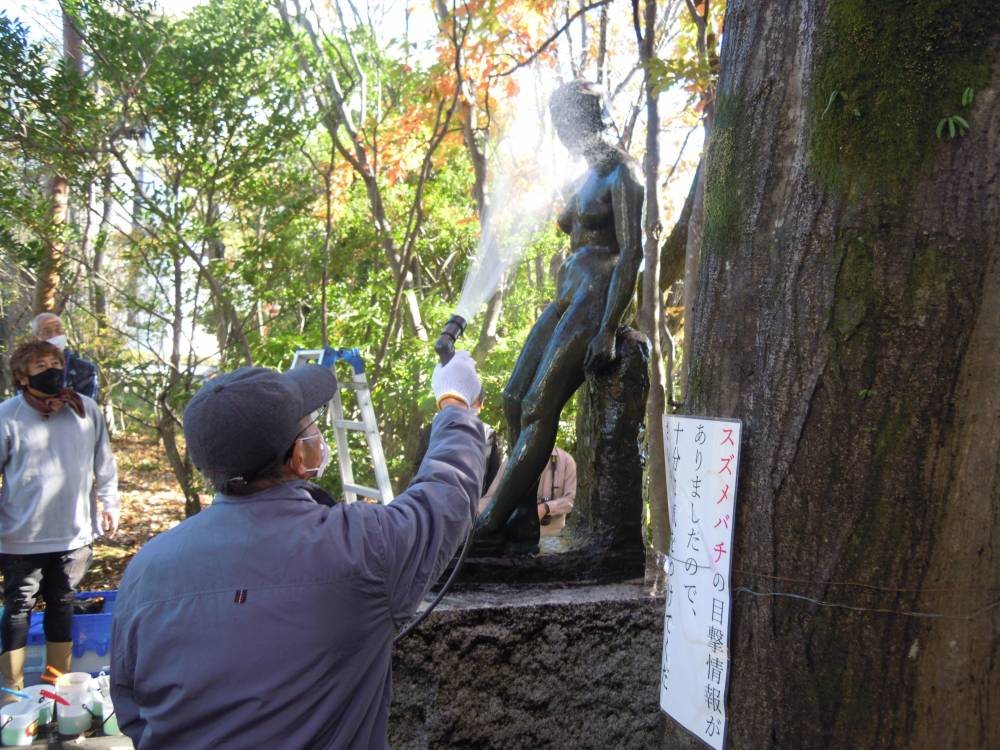 水でふれる鑑賞