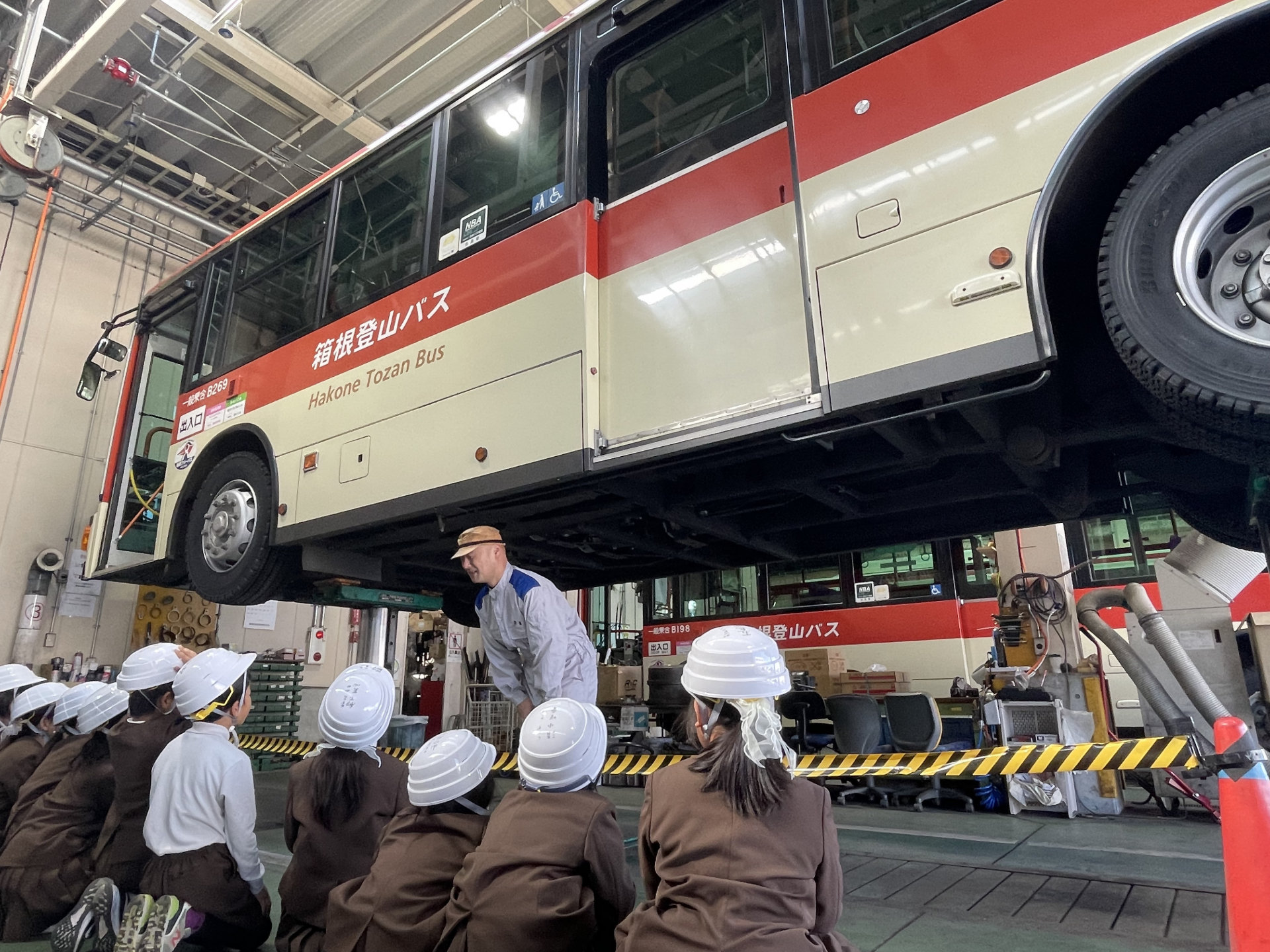 バスの乗り方教室(山王小学校)