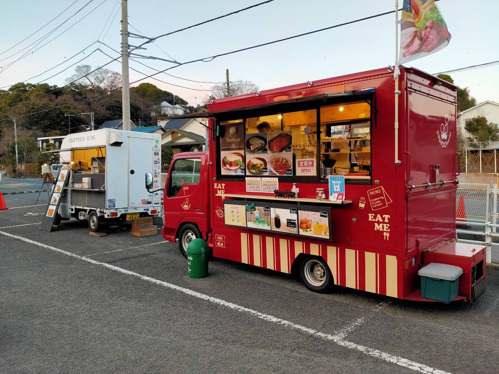 出店の様子(競輪場)