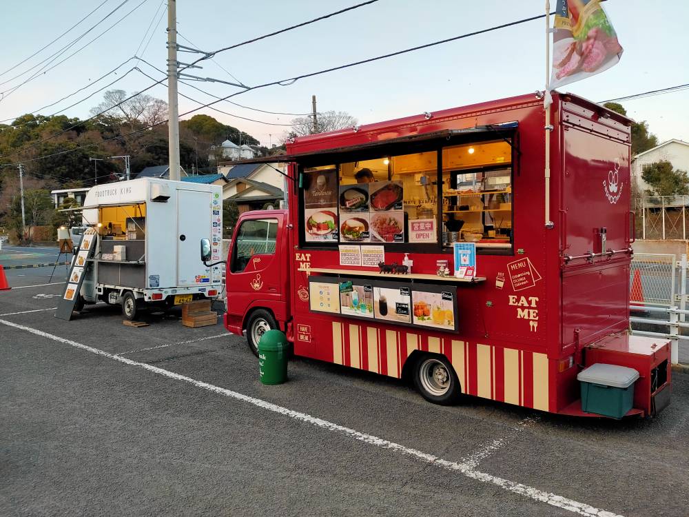 出店の様子（競輪場）