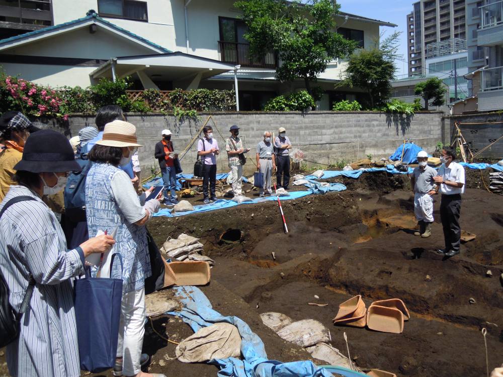 遺跡発掘現場