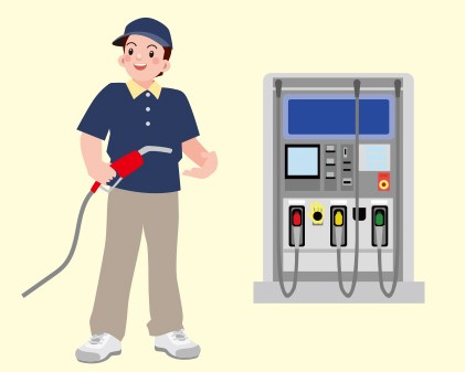 10ガソリン給油所