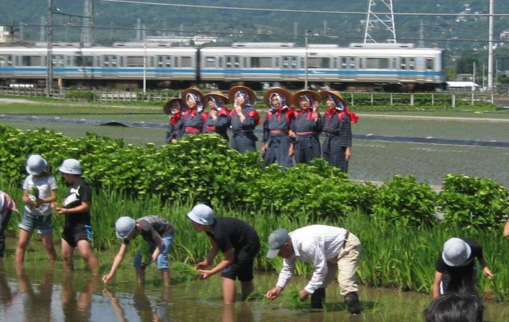 栢山地区の田植唄