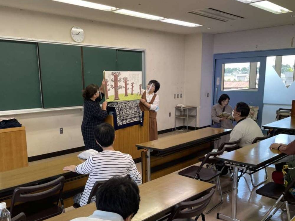 紙芝居の様子