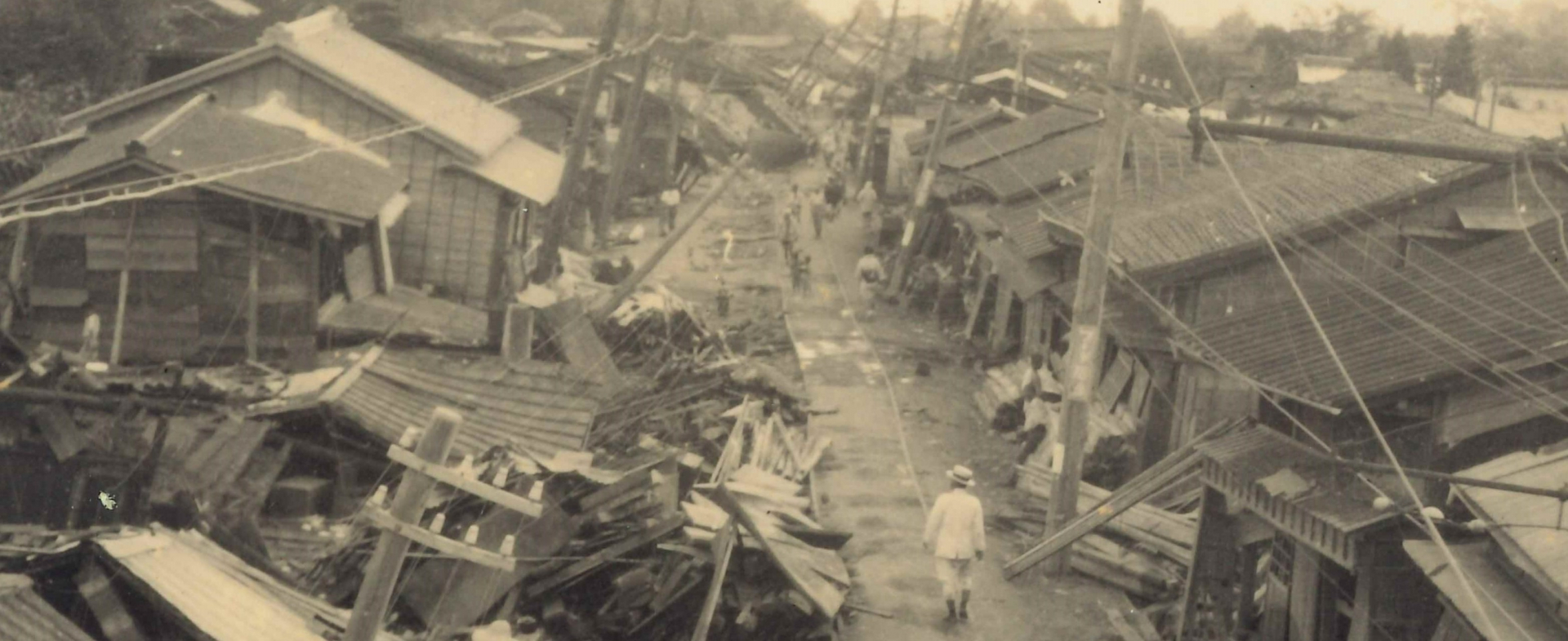 関東大震災　小田原の被害写真