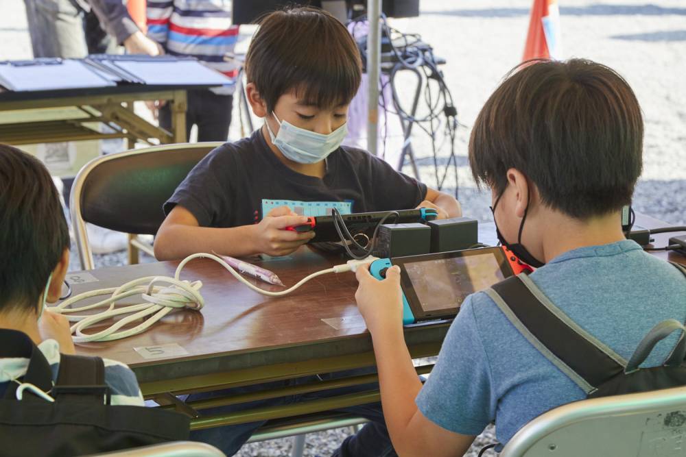 子どもが楽しんでいる様子