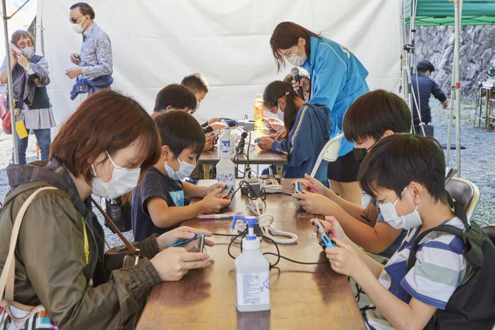 子どもが楽しんでいる様子