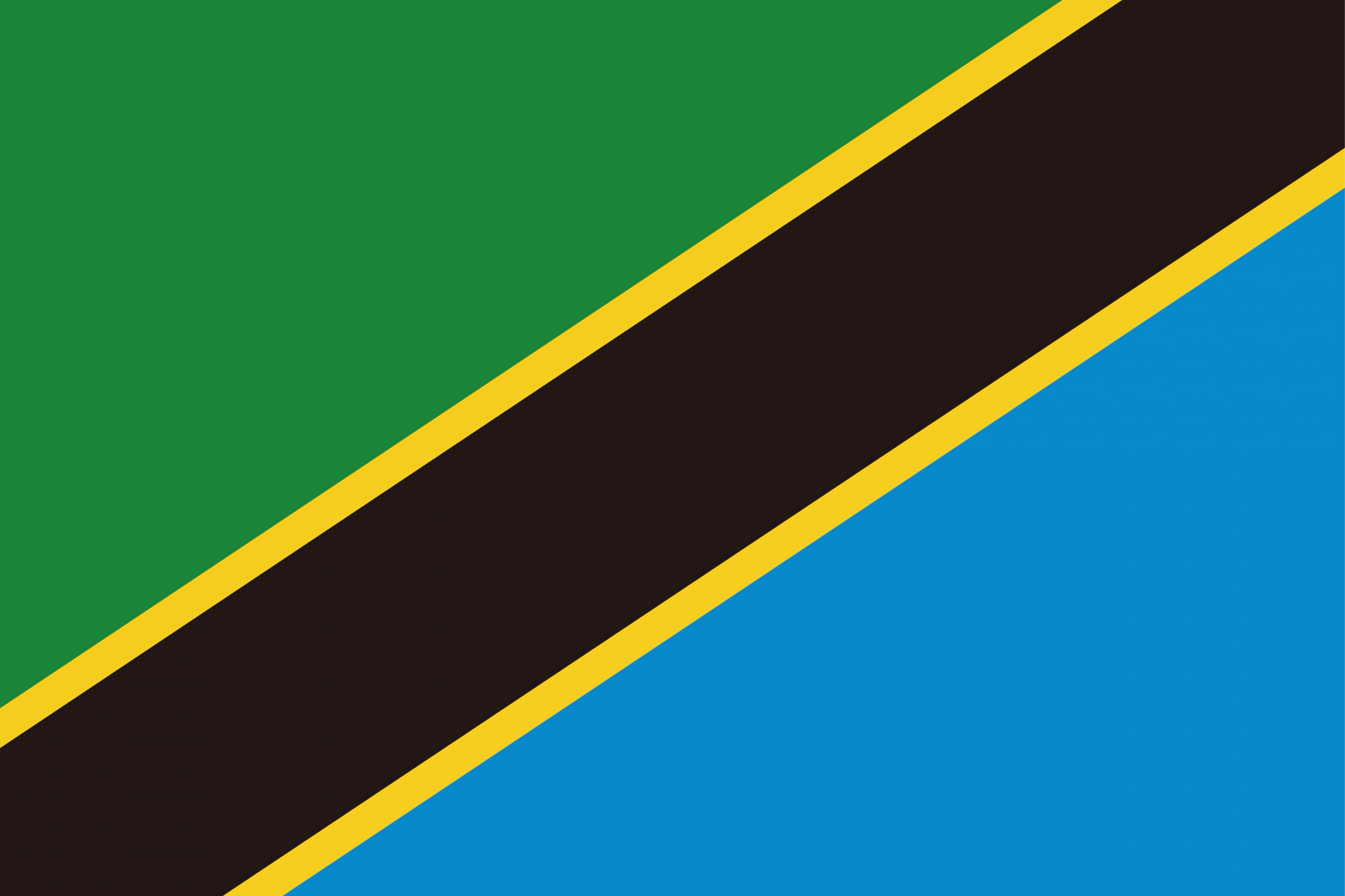 タンザニア連合共和国　国旗