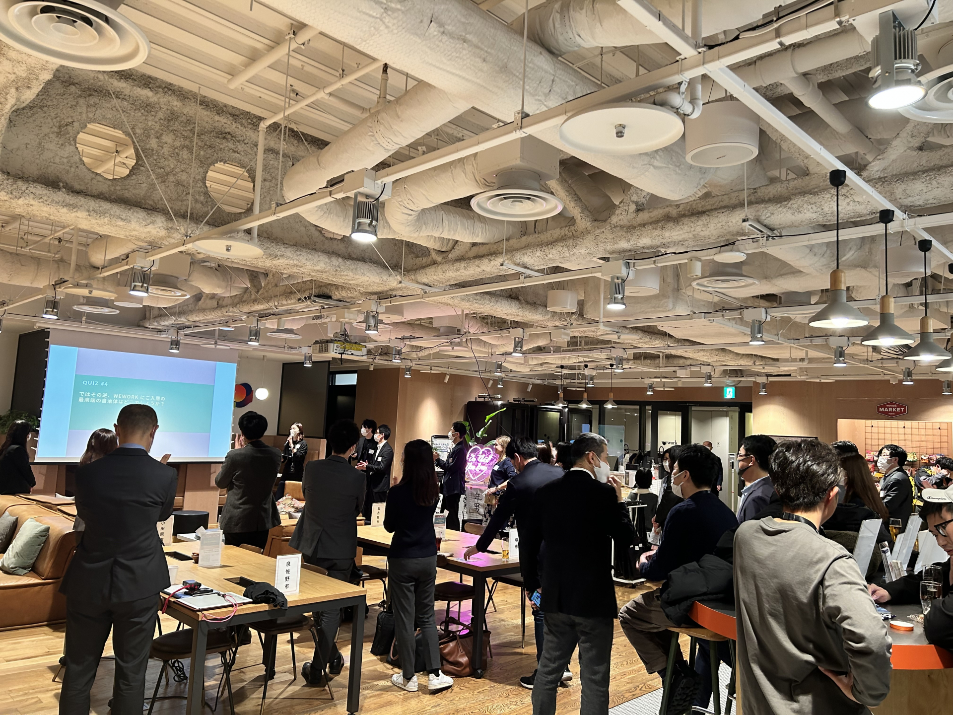 WeWork入居企業とのマッチングイベント当日の写真