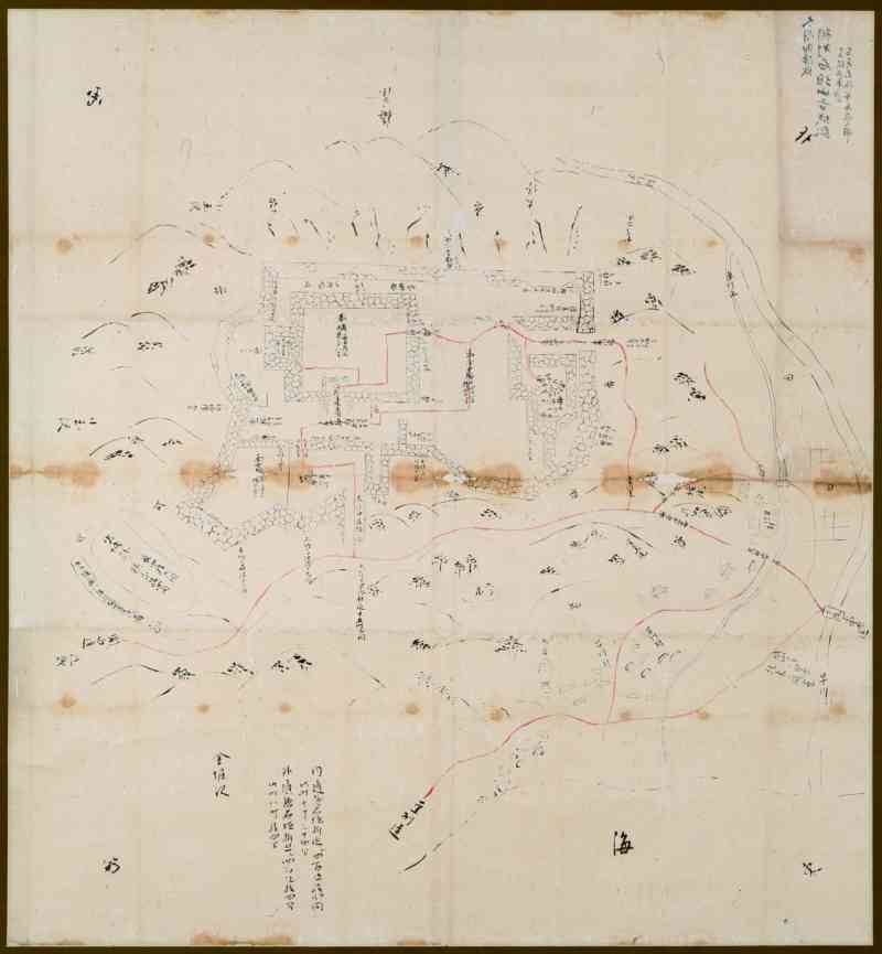 Amazon.co.jp: 幕府領（出雲崎代官所）万条新田村古地図古文書