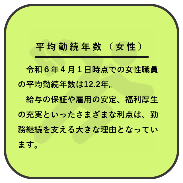 平均勤続年数について2