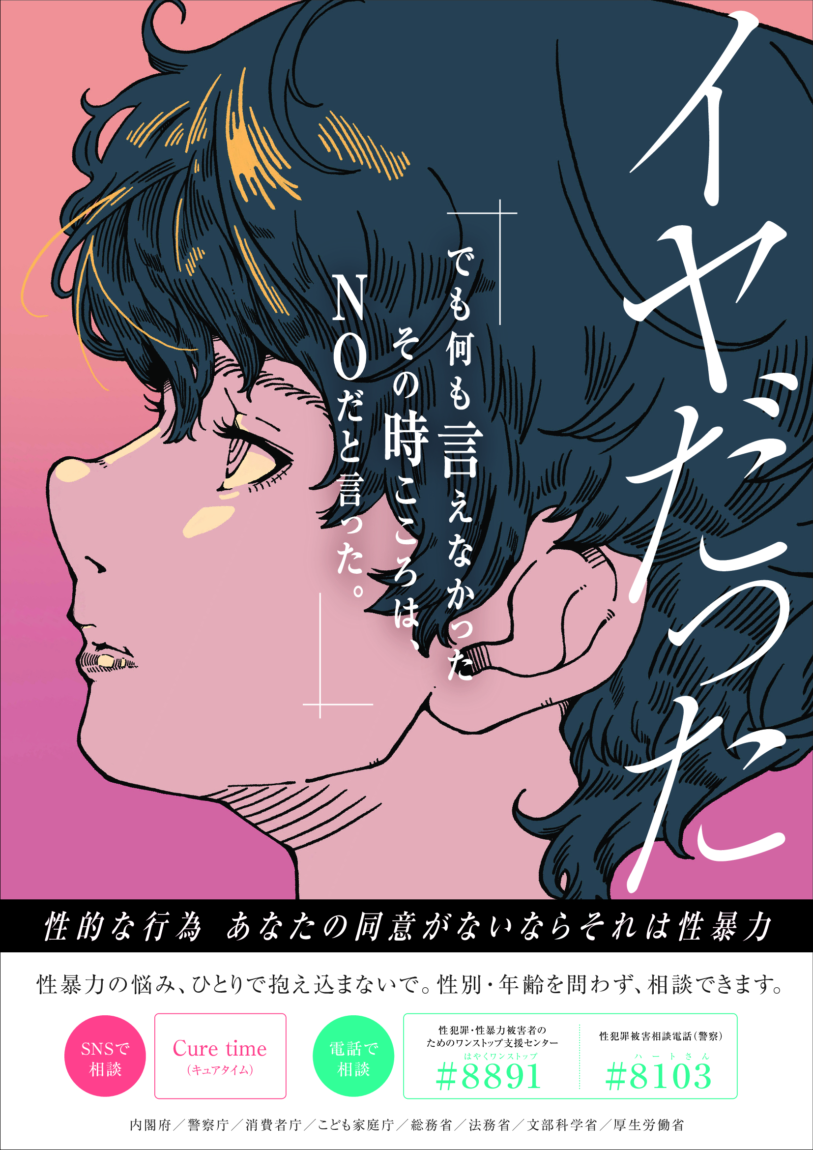 若年層の性暴力被害予防月間のポスター