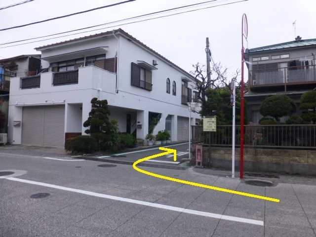 旧東海道交差点
