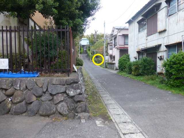 三淵邸・甘柑荘までの道