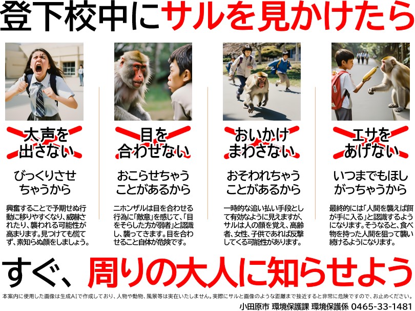 注意喚起チラシ