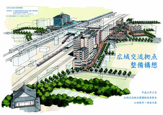 広域交流拠点整備構想表紙の画像