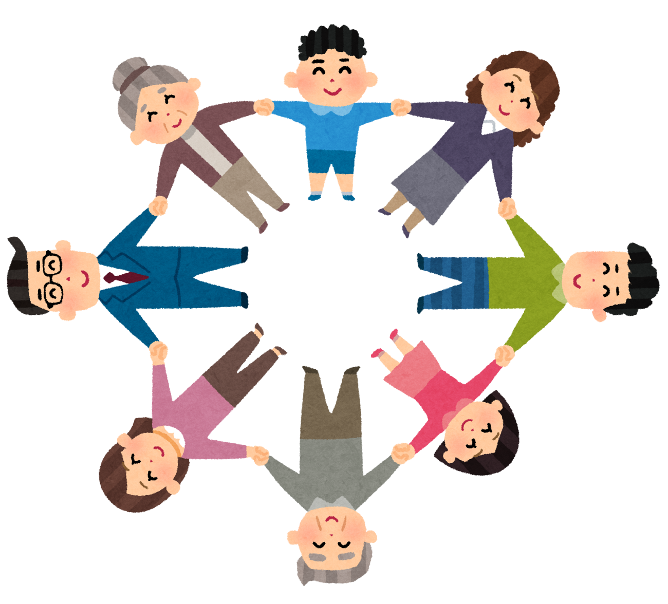 お祭りのキャラクターイラスト