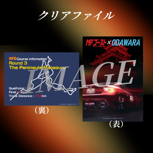 ノベルティ用のクリアファイルの画像