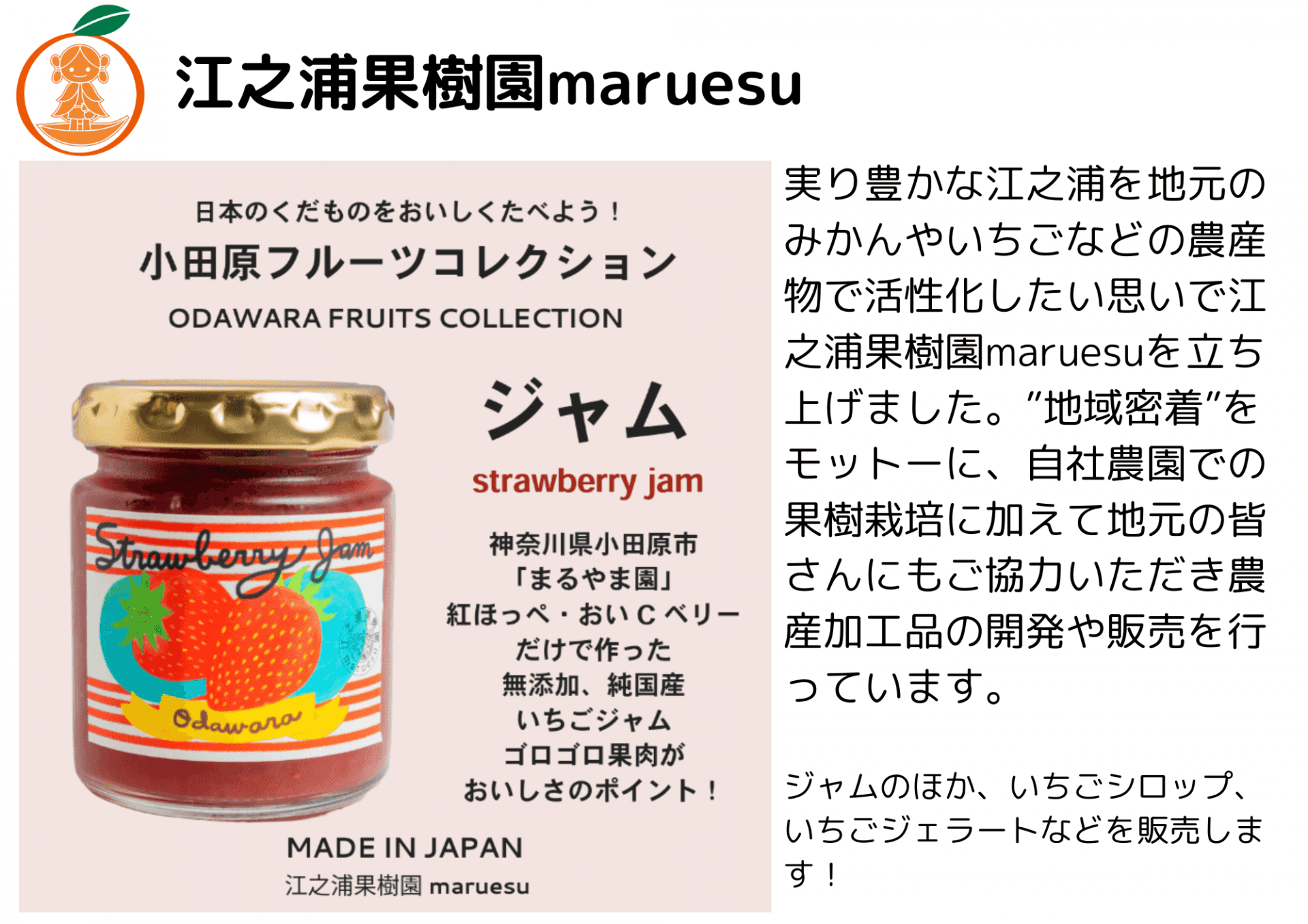 出店者情報（江之浦果樹園maruesu)