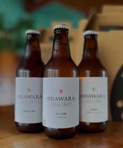 小田原産のいちごを使ったビールのイメージ（瓶）