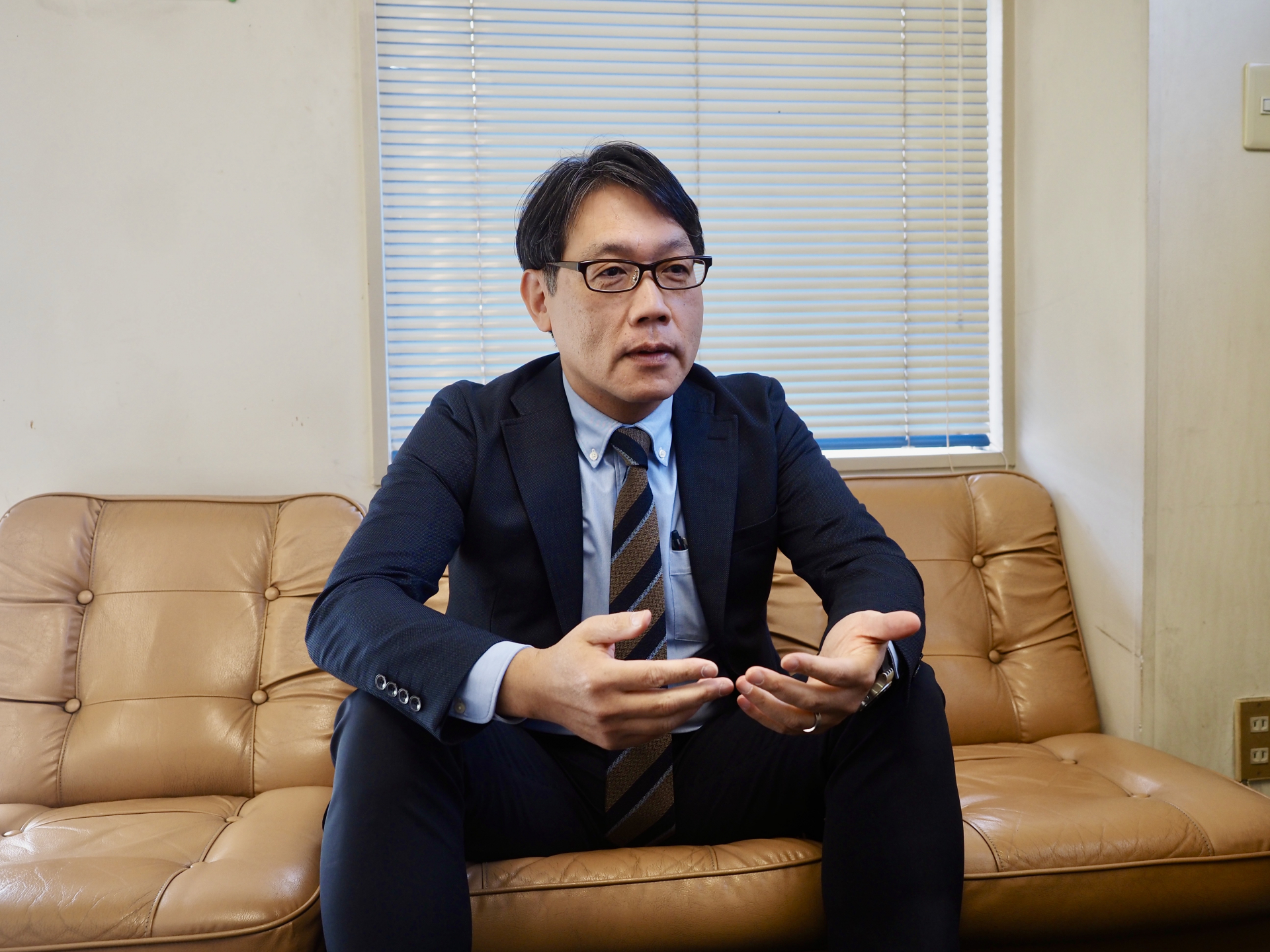 丹羽病院宮下院長がお話しているところ