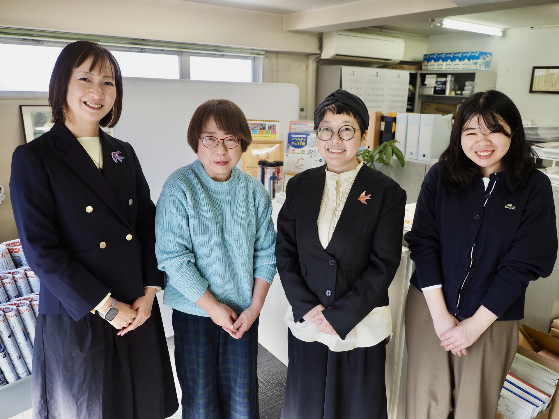 株式会社タウンニュース小田原支社の社員の集合写真