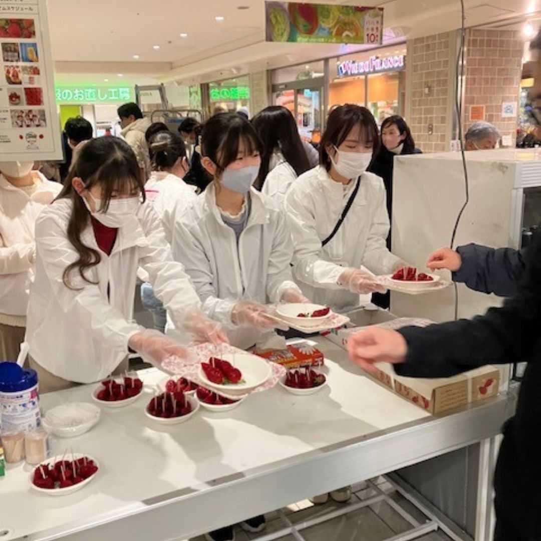 いちご試食