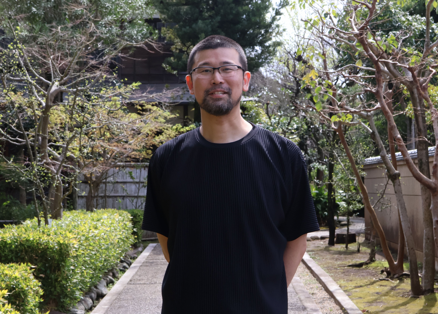 東海大学建築都市学部 講師 野口 直人さん。小田原文学館にて。