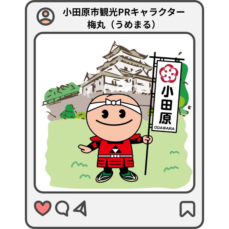 小田原市観光PRキャラクター「梅丸」