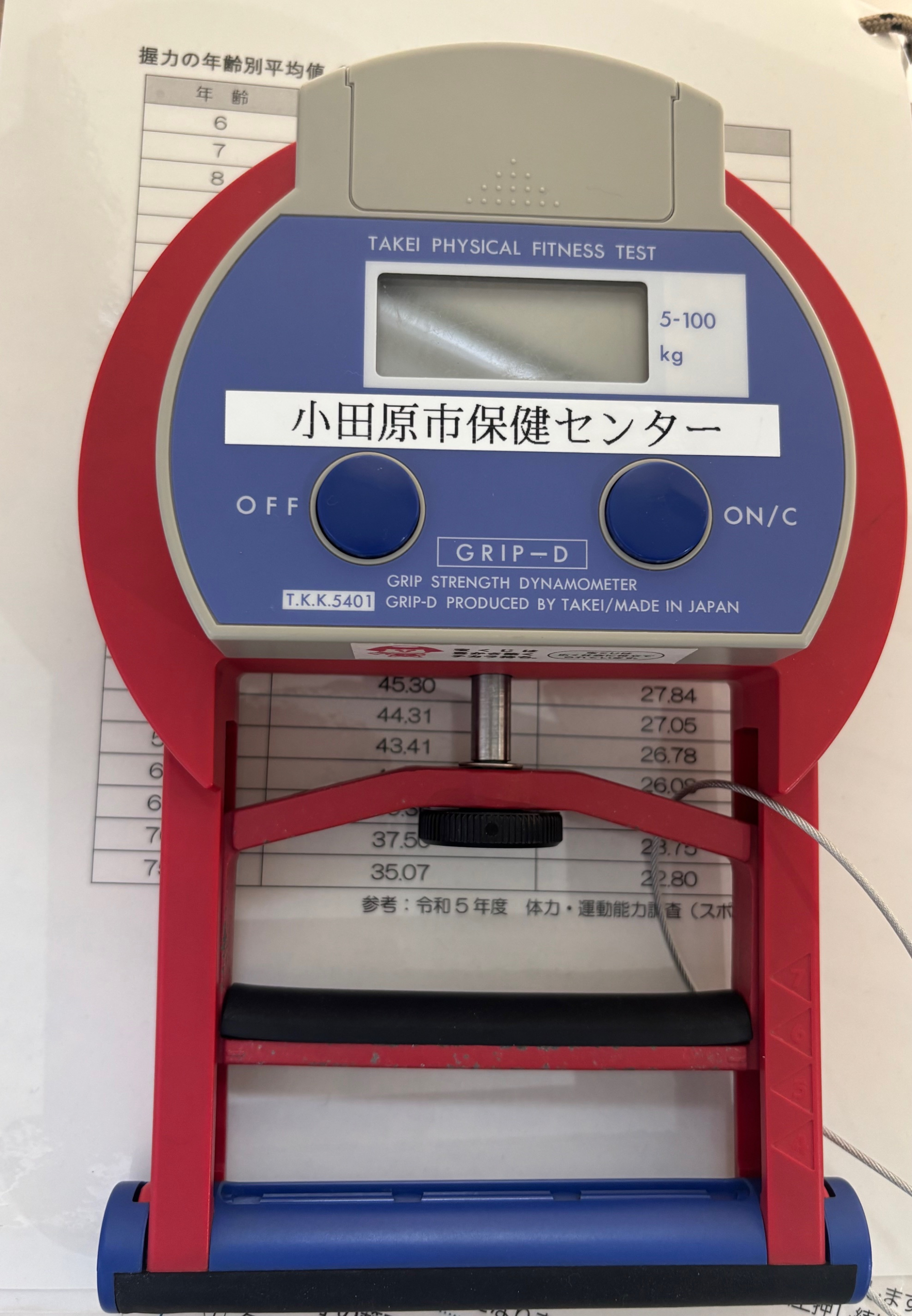 握力測定