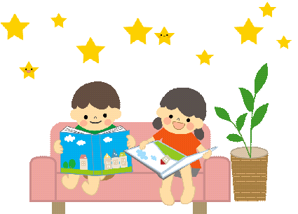 夏休み おすすめの本を子どもが読んでいる画像