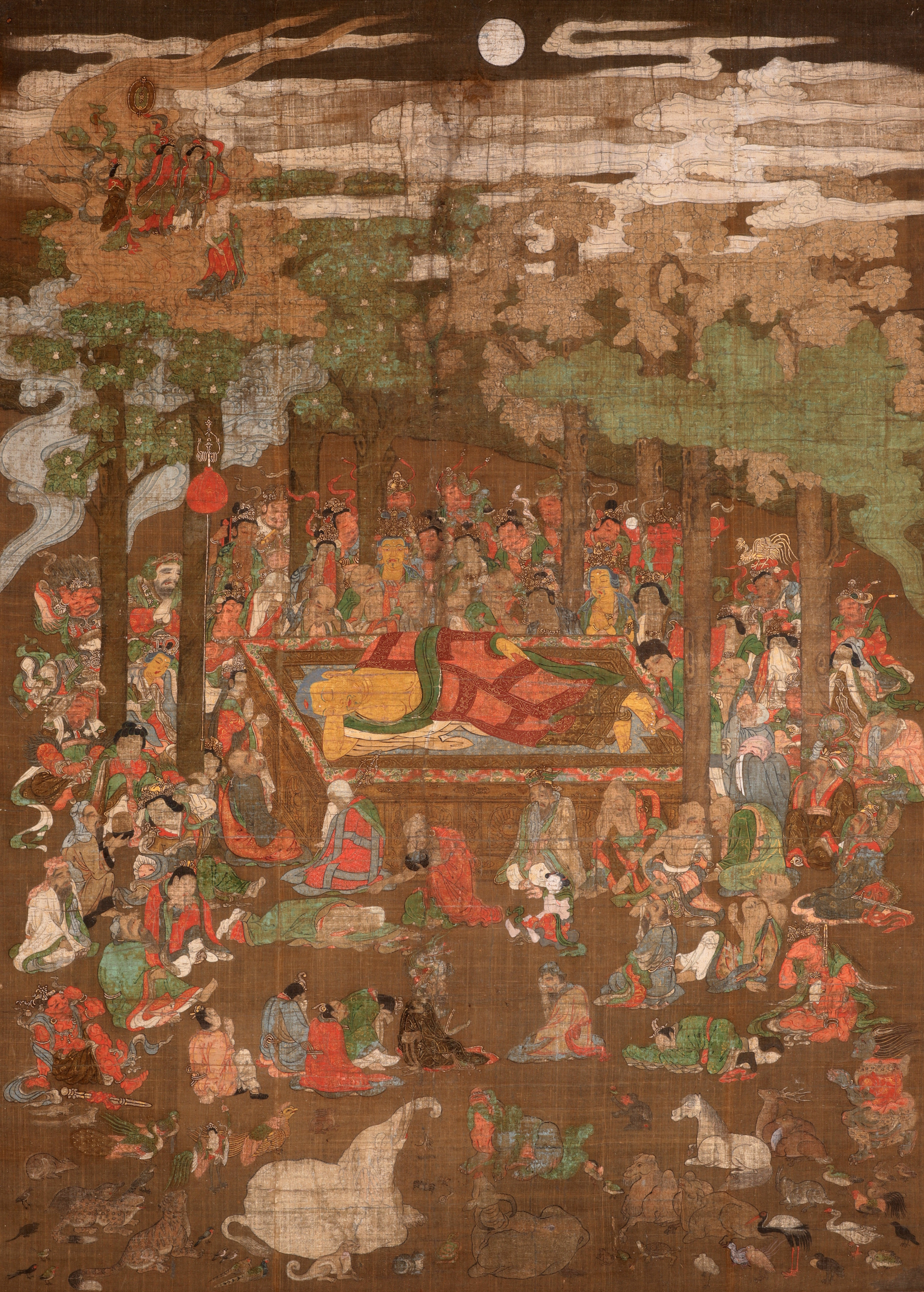 総世寺の涅槃図