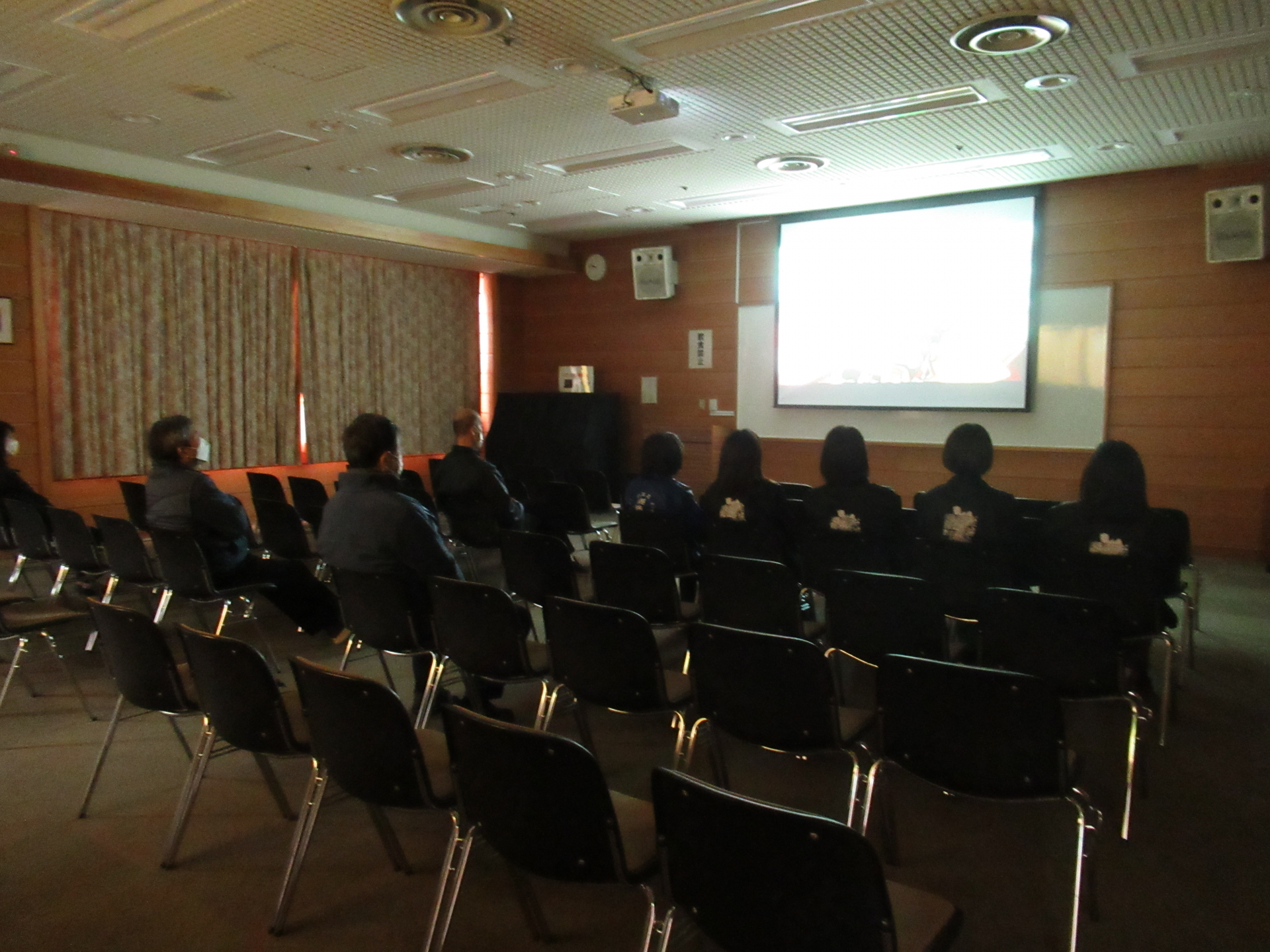 防災に関するDVDの視聴