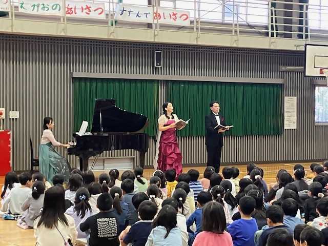 菊池慈生のアウトリーチ実施の様子