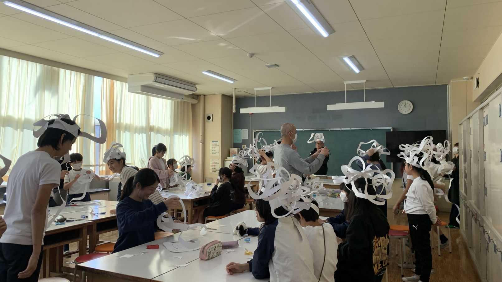 三ツ山さんのアウトリーチ実施の様子