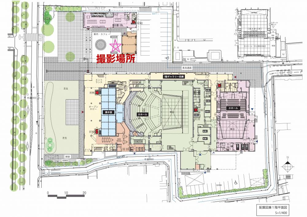 撮影場所(にぎわい広場大階段)
