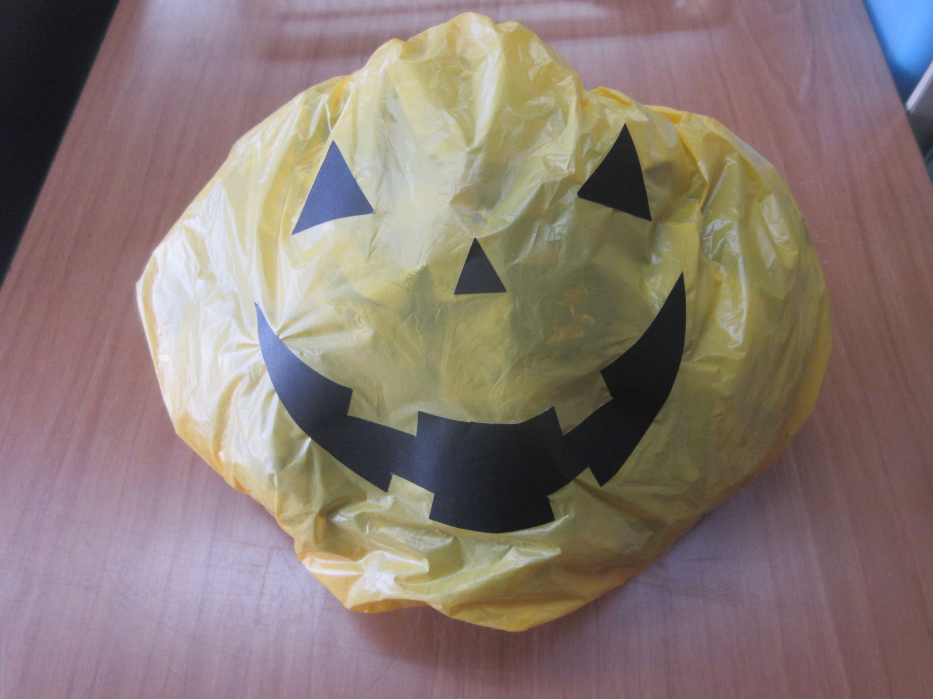 ハロウィンかぼちゃを工作したもの