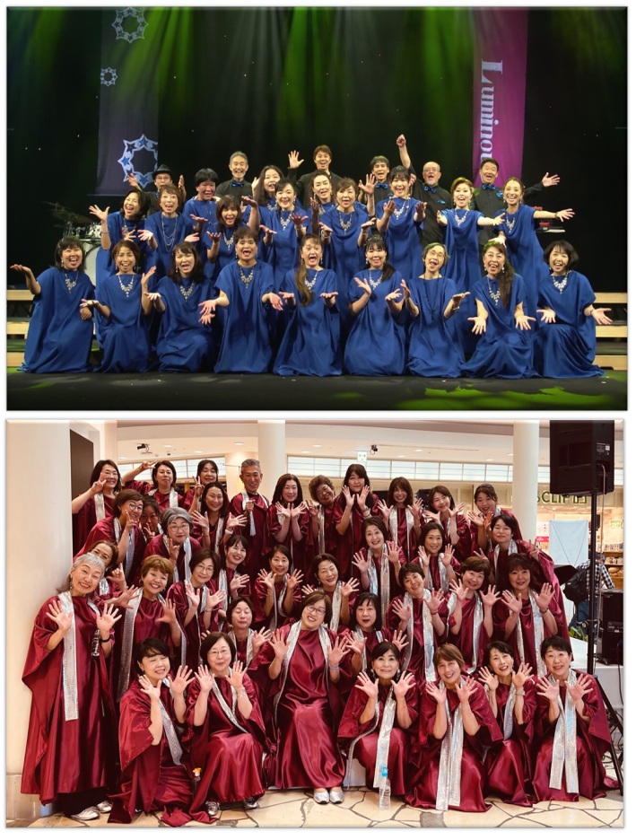 酒匂ジョイフルクワイヤーとルミナス・クワイヤーのゴスペルコンサートの画像