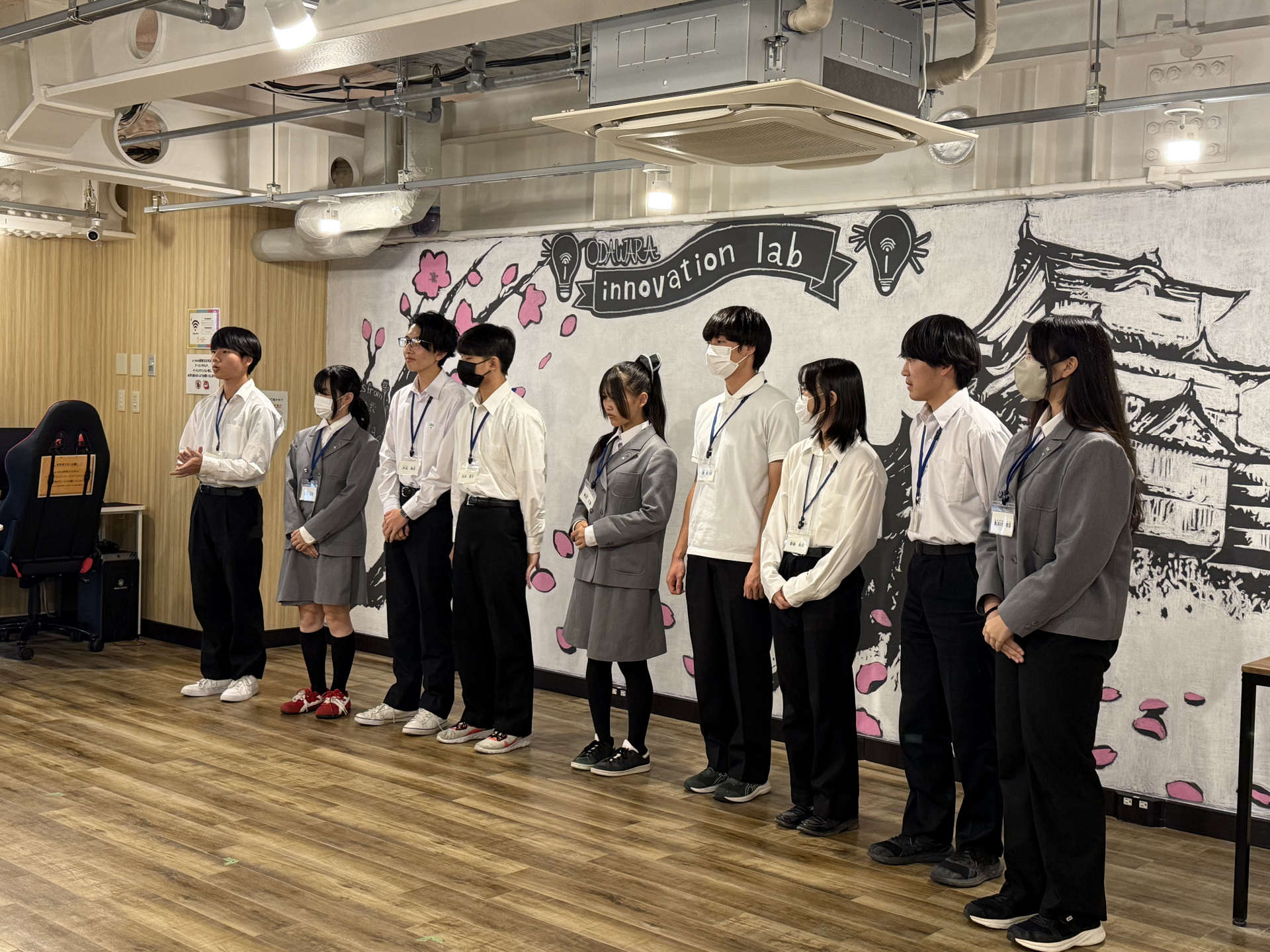 お披露目会の写真