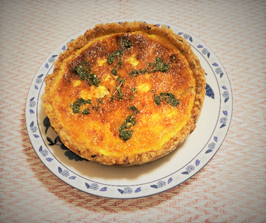 残った料理をリメイク部門一般の部とっておきのリメイクキッシュの完成画像