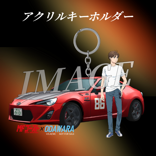 ノベルティ用のアクリルキーホルダーの画像