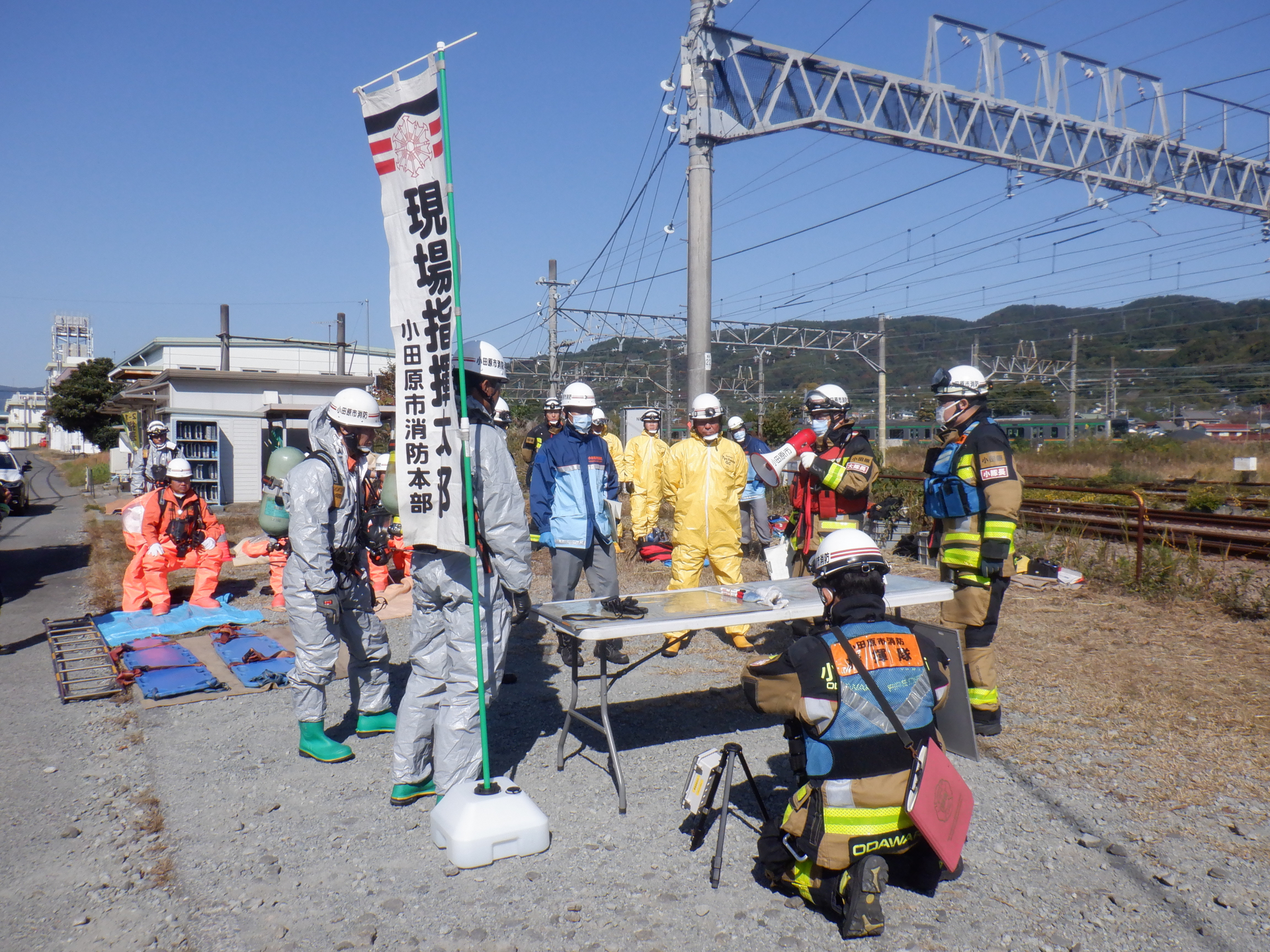 指揮隊から各隊長に活動方針を指示します！