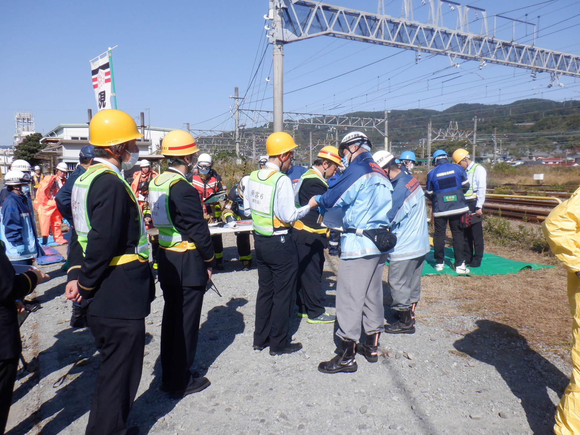 救急隊によりトリアージの訓練を行ないました！