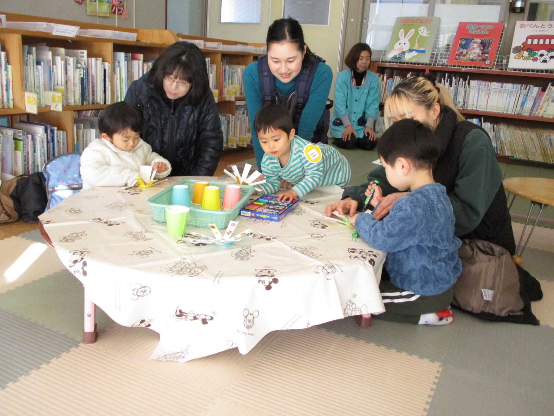 製作をしている様子