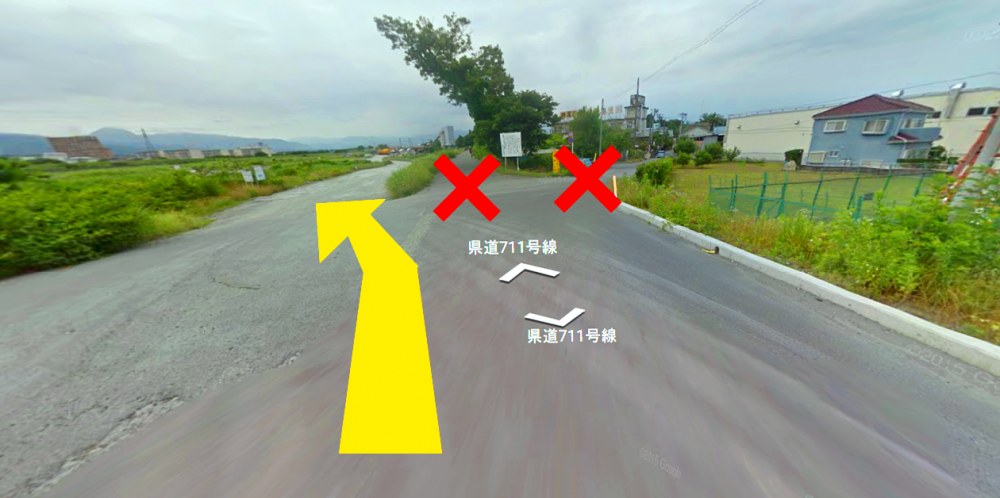 アユの放流会場入口画像