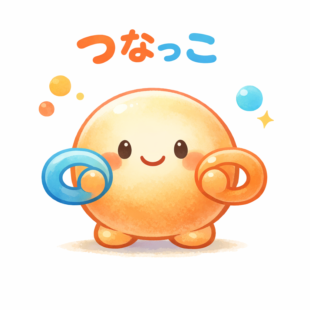 子育て支援フェスティバルマスコットキャラクターつなっこ