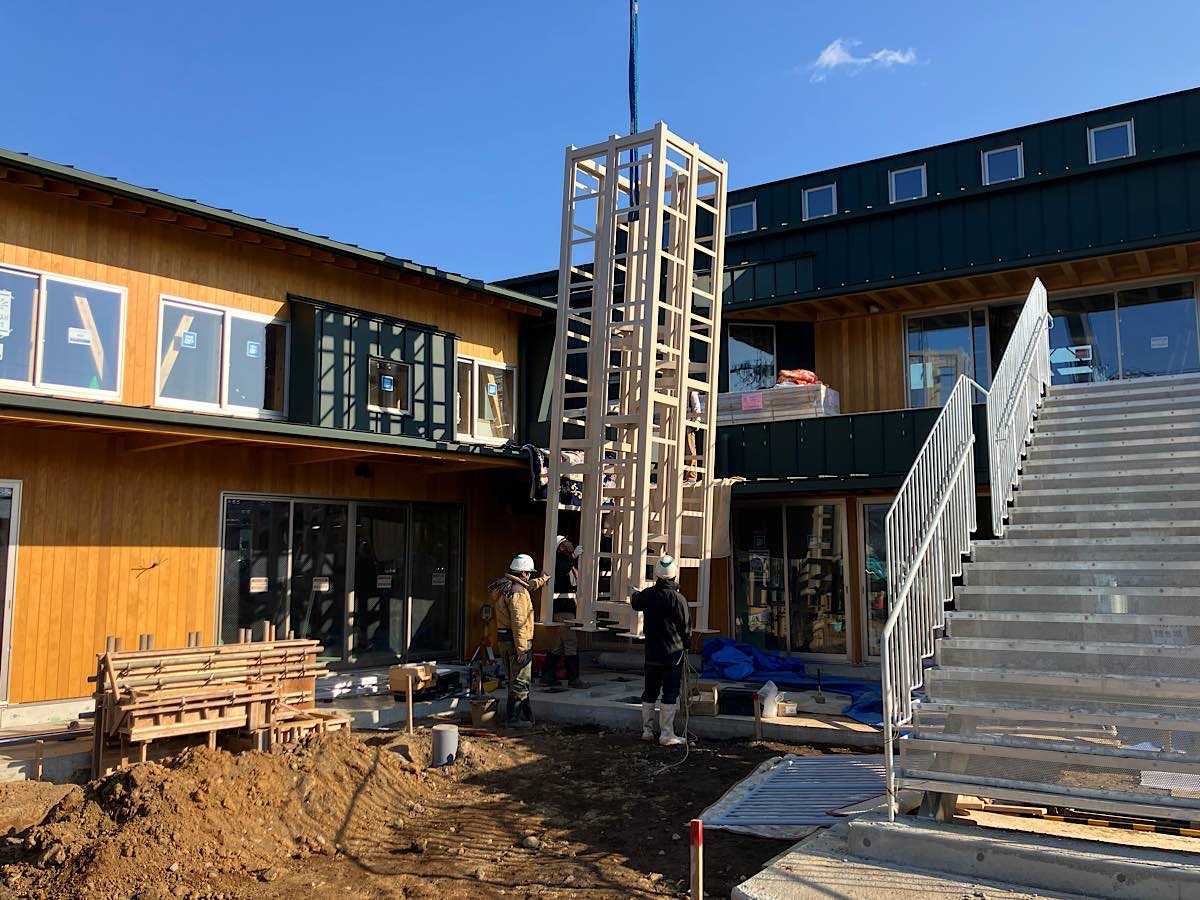 園庭塔状遊具工事（令和８年１月）