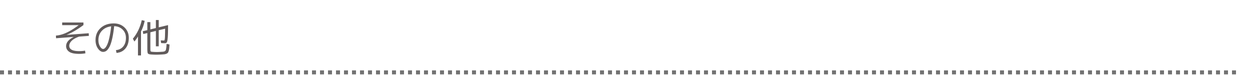 その他