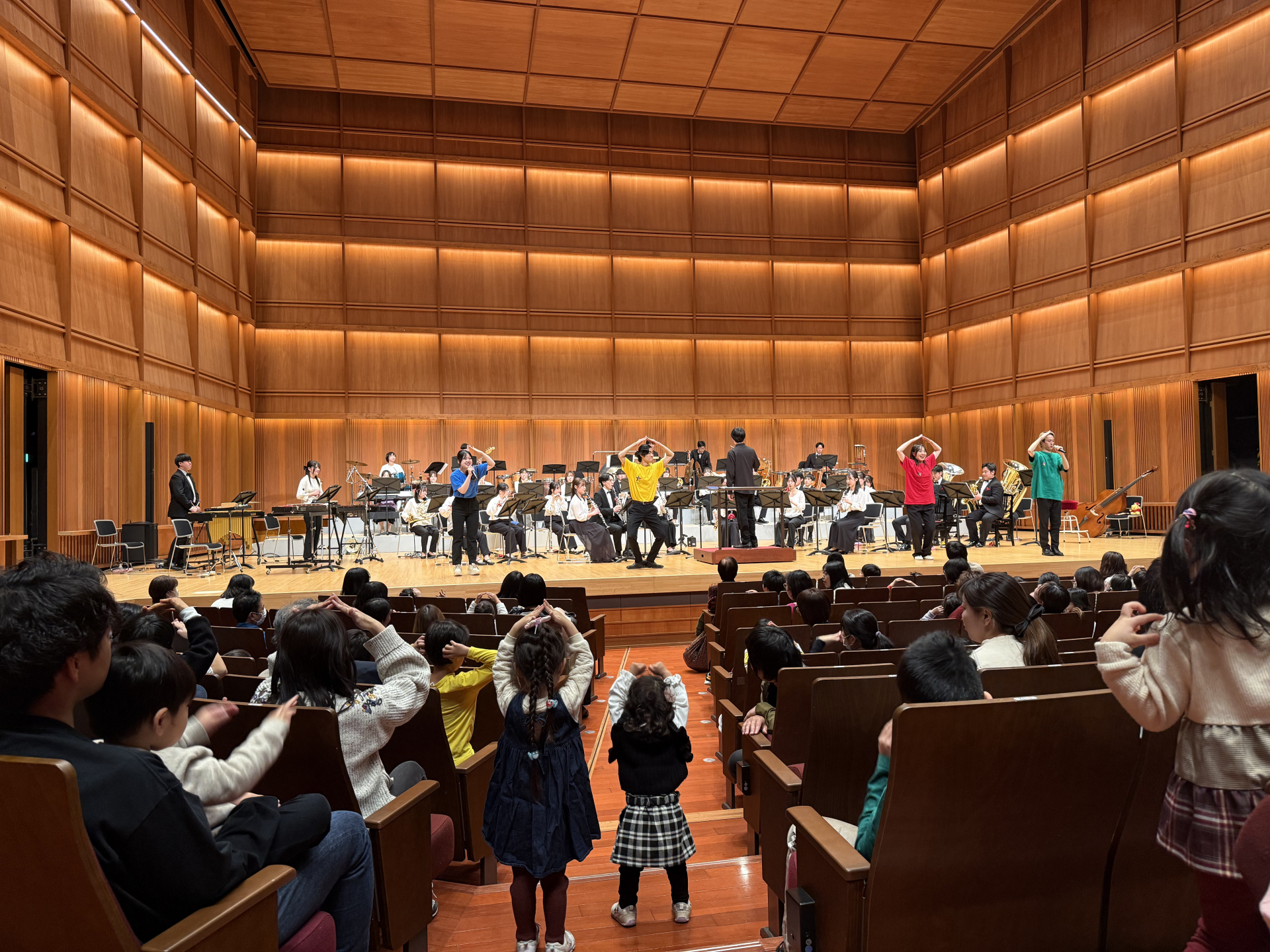 吹奏楽コンサートの様子