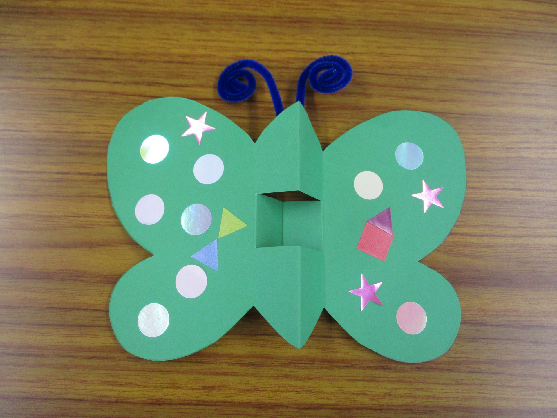 製作したちょうちょ